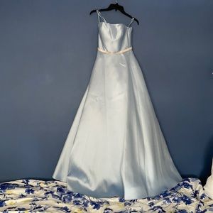 Beautiful pale blue gown